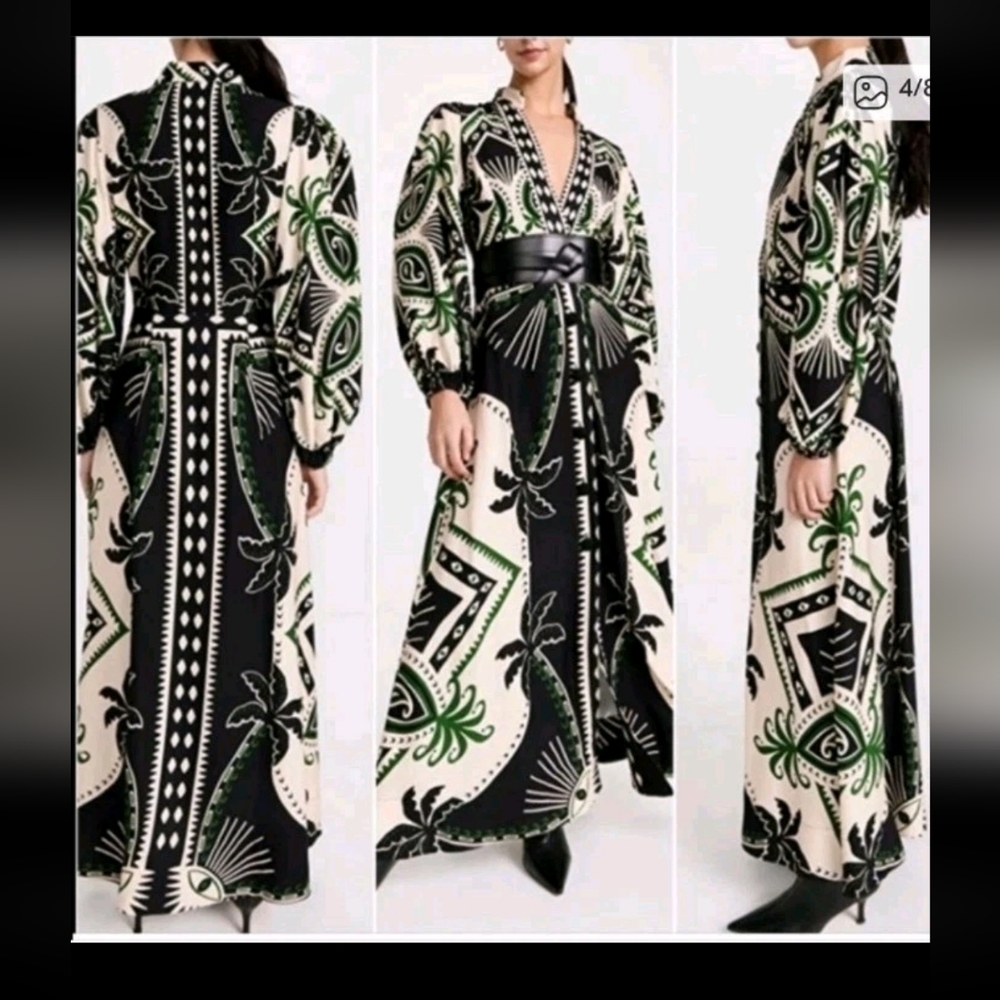 Farm Rio Mystic Scarf Maxidress - Picture 3 of 4
